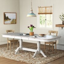 Isabell acacia butterfly leaf extendable solid wood outlet dining table laurel foundry modern farmhouse